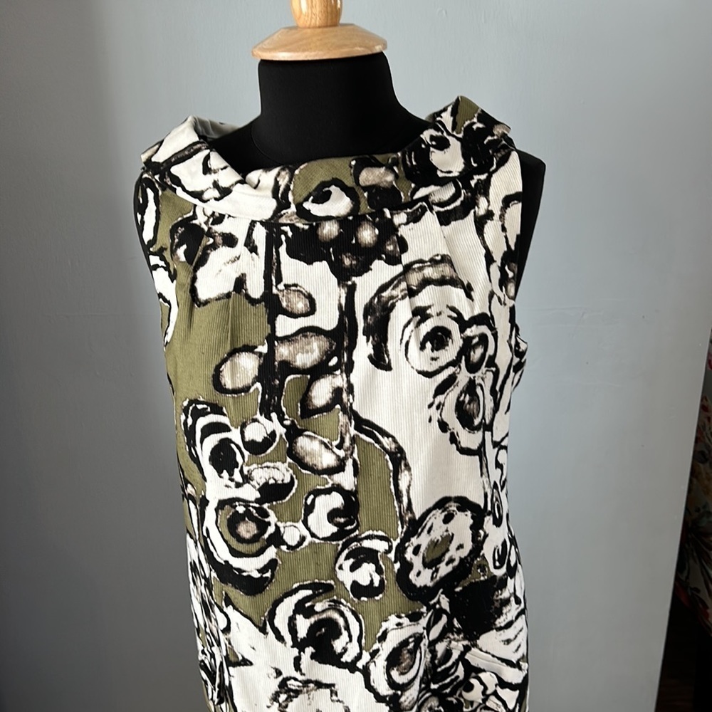 Just Taylor…. Retro sleeveless Light Corduroy Dress Size 14 - Picture 2 of 5